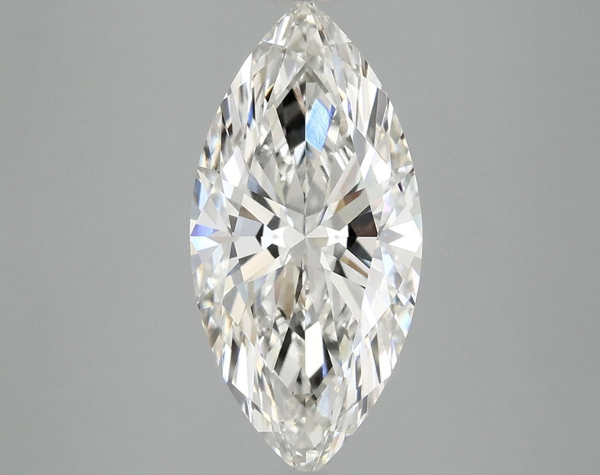3.02 Carat Marquise Shaped Excellent Cut VVS2 IGI Certified Lab Grown Diamond