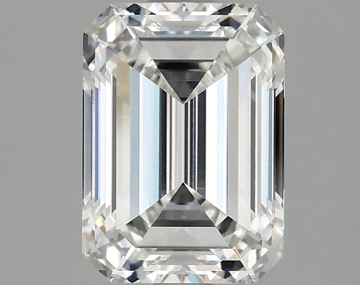 2.09 Carat Emerald Shaped Excellent Cut VVS2 IGI Certified Lab Grown Diamond