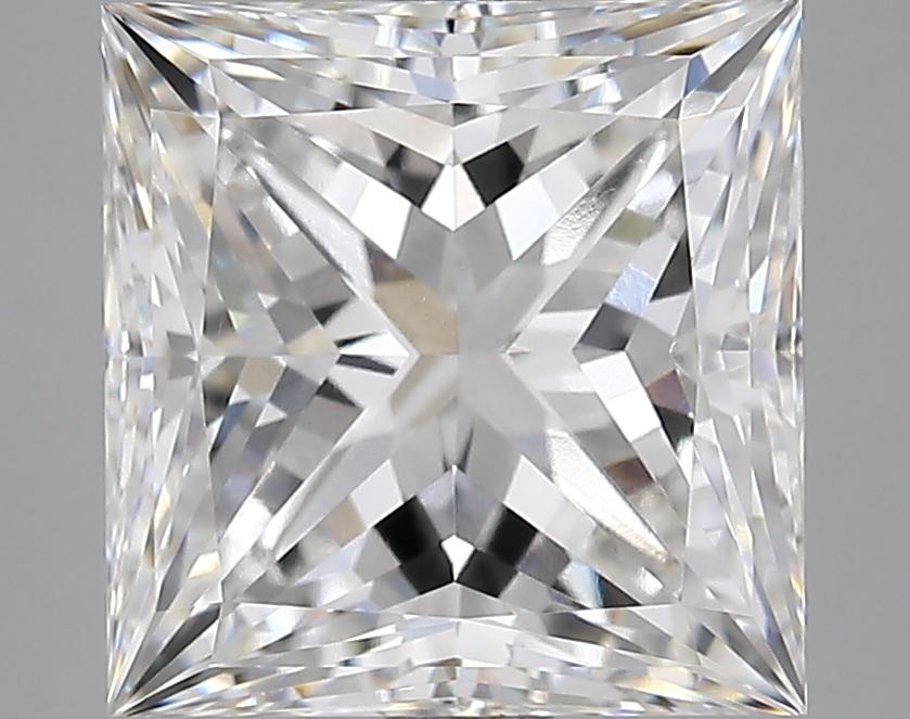 1.58 Carat Princess Shaped Ideal Cut VVS2 IGI Certified Lab Grown Diamond
