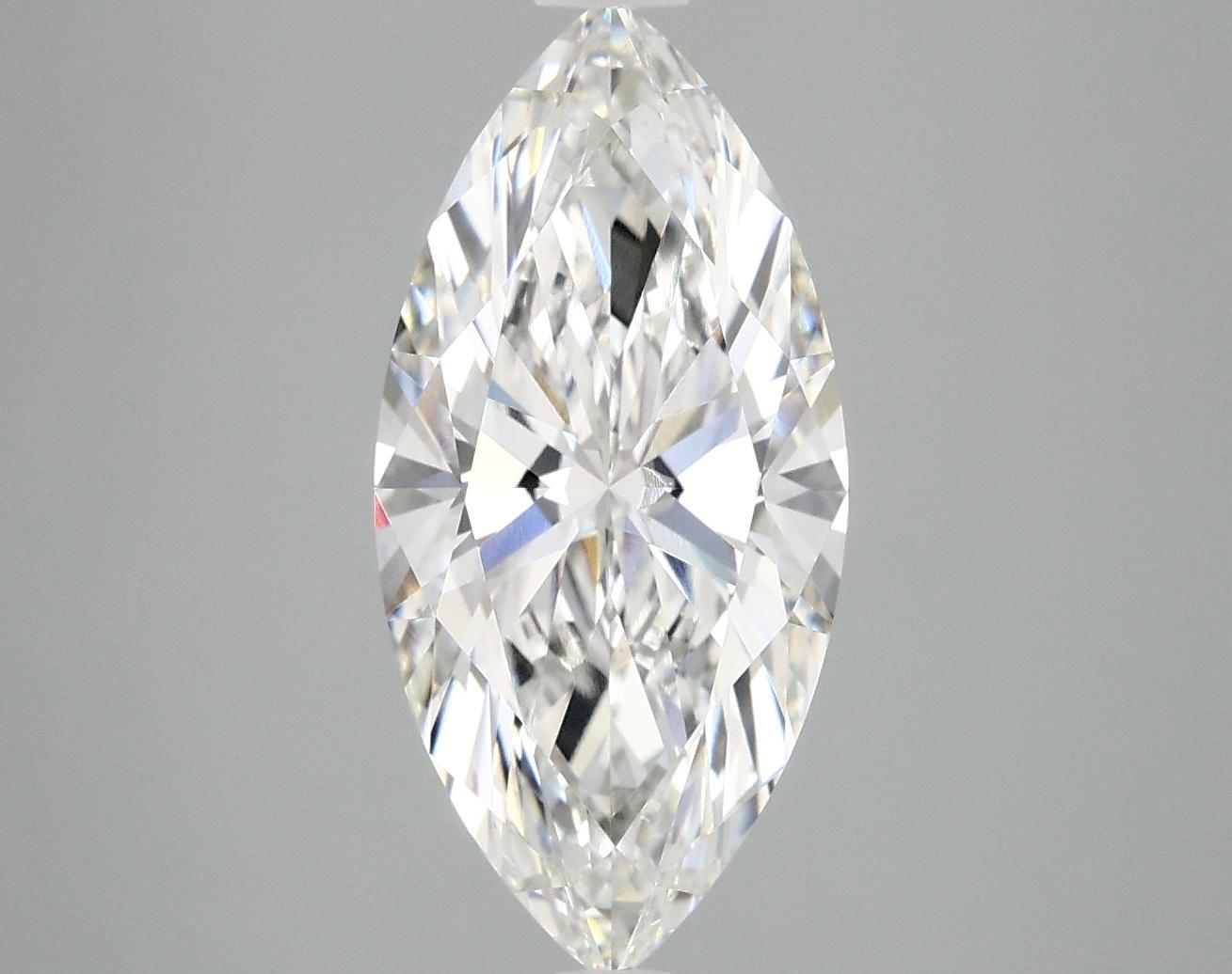 3.01 Carat Marquise Shaped Excellent Cut VVS2 IGI Certified Lab Grown Diamond