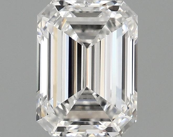 0.96 Carat Emerald Shaped Excellent Cut VVS2 IGI Certified Lab Grown Diamond