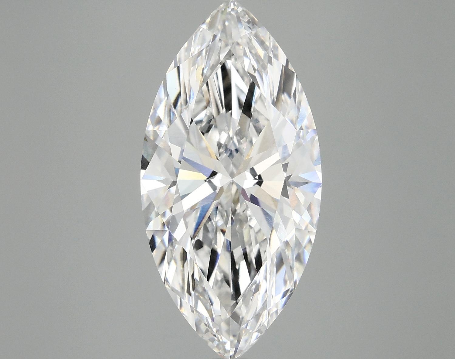 4.89 Carat Marquise Shaped Ideal Cut VVS2 IGI Certified Lab Grown Diamond