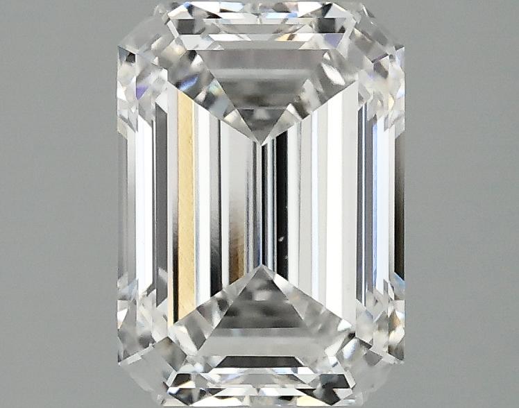 2.07 Carat Emerald Shaped Ideal Cut VVS2 IGI Certified Lab Grown Diamond