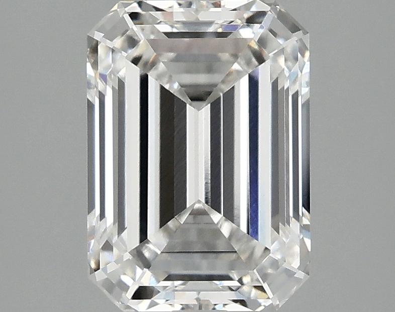 2.59 Carat Emerald Shaped Ideal Cut VVS2 IGI Certified Lab Grown Diamond