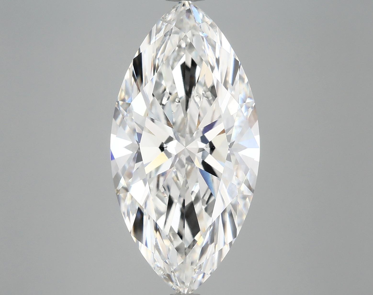 5.58 Carat Marquise Shaped Ideal Cut VVS2 IGI Certified Lab Grown Diamond