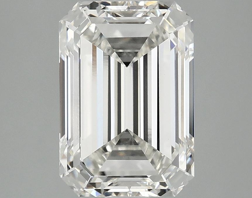 2.99 Carat Emerald Shaped Ideal Cut VVS2 IGI Certified Lab Grown Diamond
