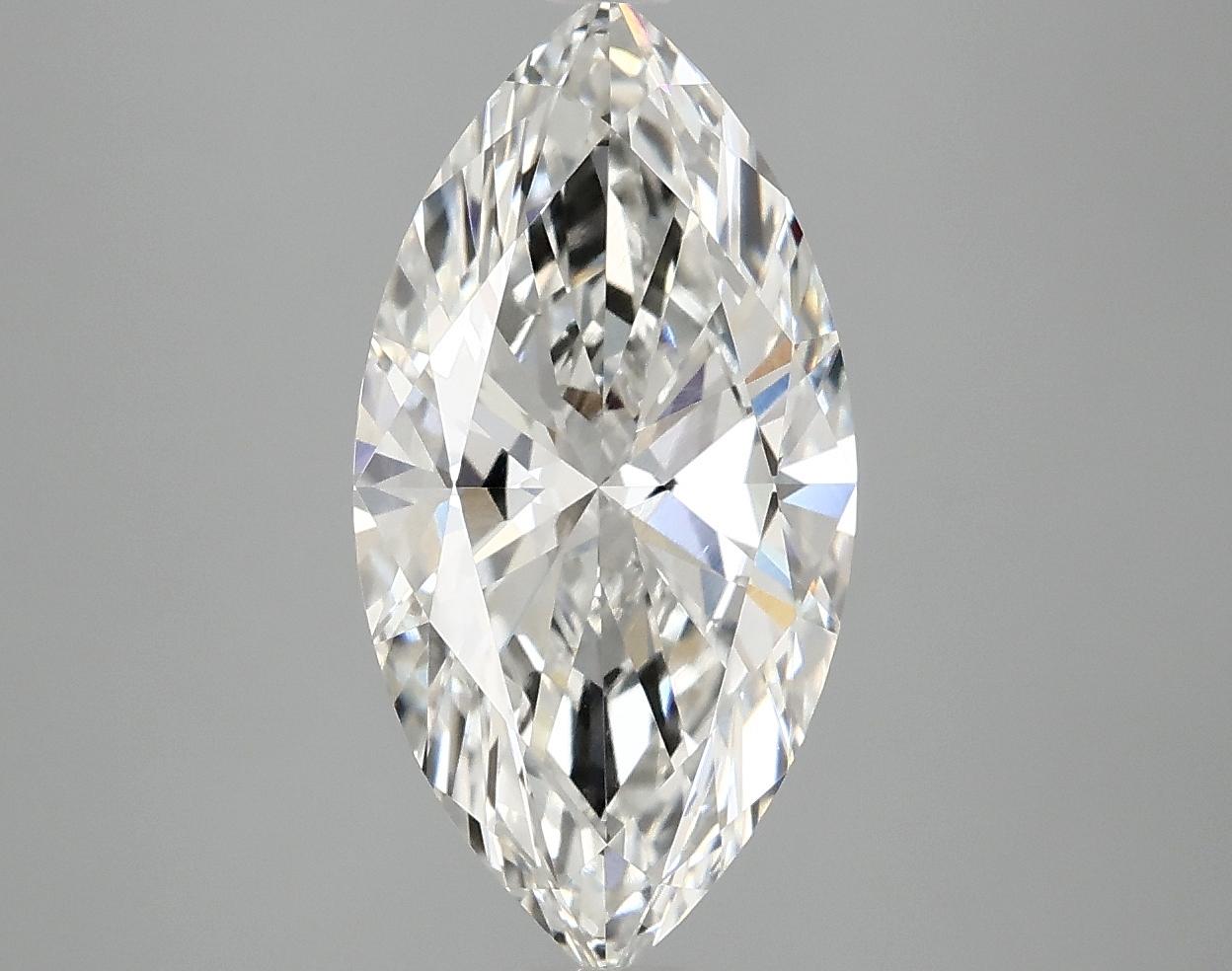 3.0 Carat Marquise Shaped Ideal Cut VVS2 IGI Certified Lab Grown Diamond
