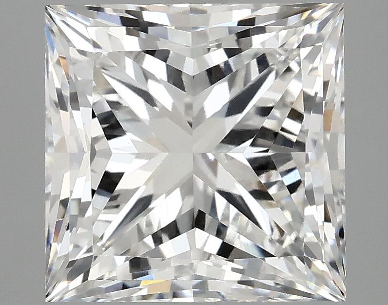 4.91 Carat Princess Shaped Ideal Cut VVS2 IGI Certified Lab Grown Diamond