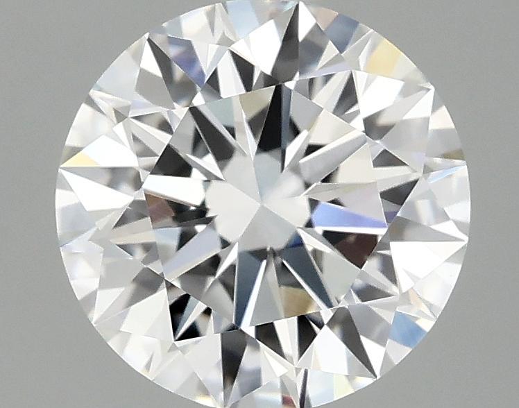 2.07 Carat Round Shaped Ideal Cut VVS2 IGI Certified Lab Grown Diamond