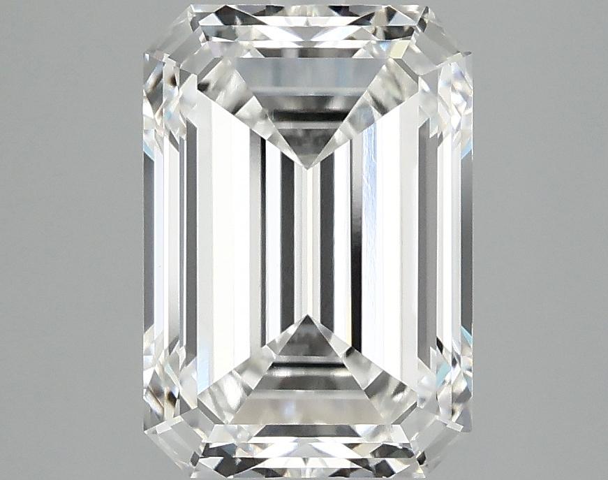 3.05 Carat Emerald Shaped Ideal Cut VVS2 IGI Certified Lab Grown Diamond