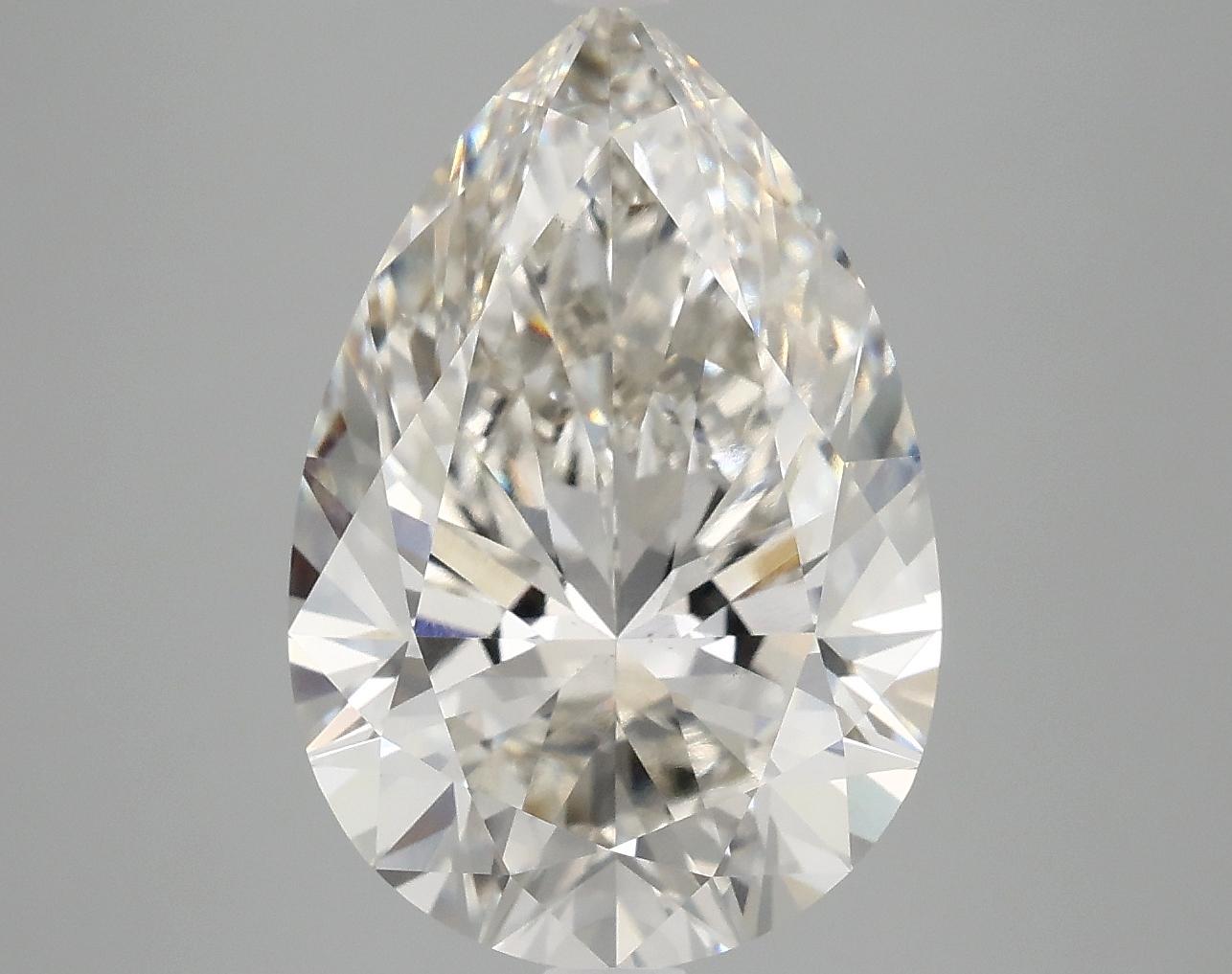 5.55 Carat Pear Shaped Excellent Cut VS1 IGI Certified Lab Grown Diamond