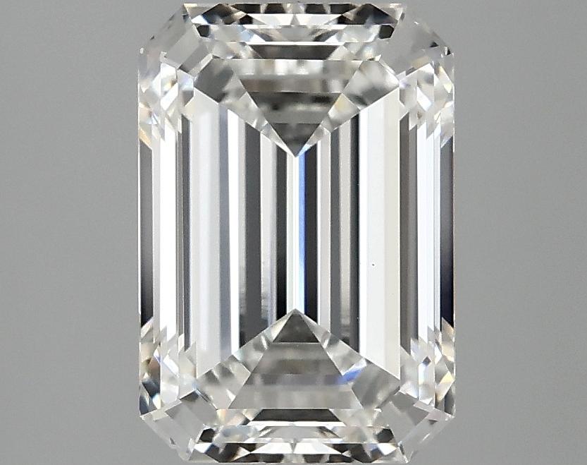 2.97 Carat Emerald Shaped Ideal Cut VVS2 IGI Certified Lab Grown Diamond