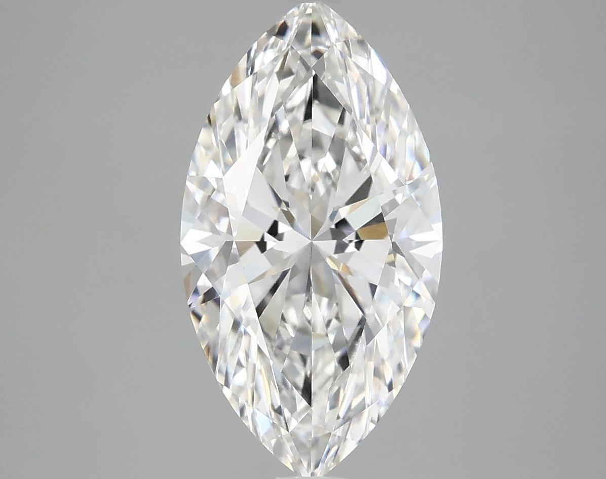 3.07 Carat Marquise Shaped Excellent Cut VVS2 IGI Certified Lab Grown Diamond