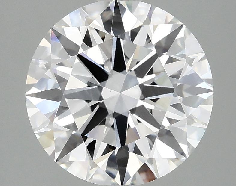 3.06 Carat Round Shaped Excellent Cut VVS2 IGI Certified Lab Grown Diamond