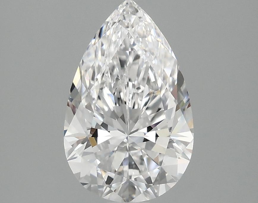 1.56 Carat Pear Shaped Ideal Cut VVS2 IGI Certified Lab Grown Diamond