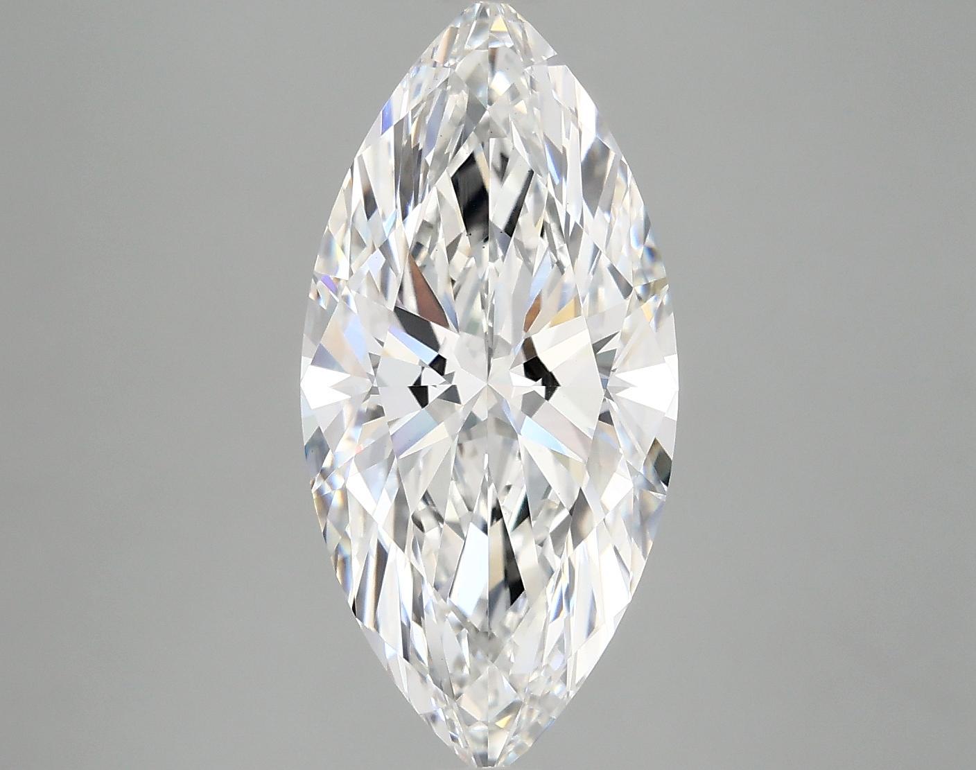 3.91 Carat Marquise Shaped Excellent Cut VS1 IGI Certified Lab Grown Diamond