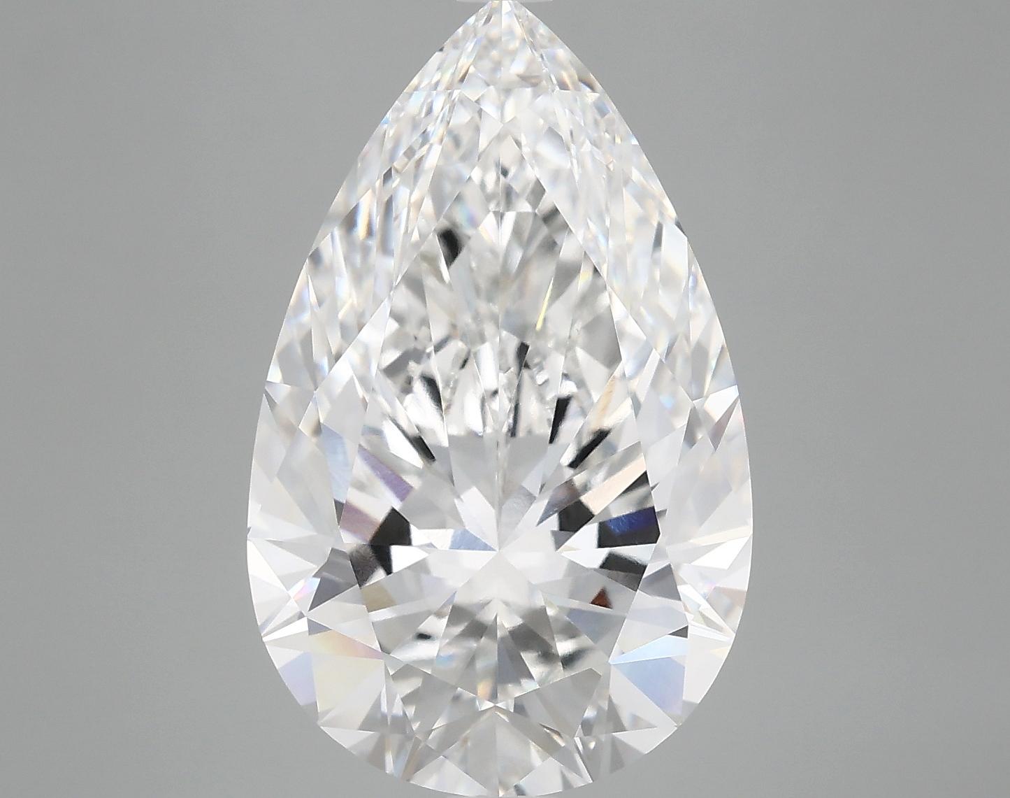 7.03 Carat Pear Shaped Ideal Cut VVS2 IGI Certified Lab Grown Diamond