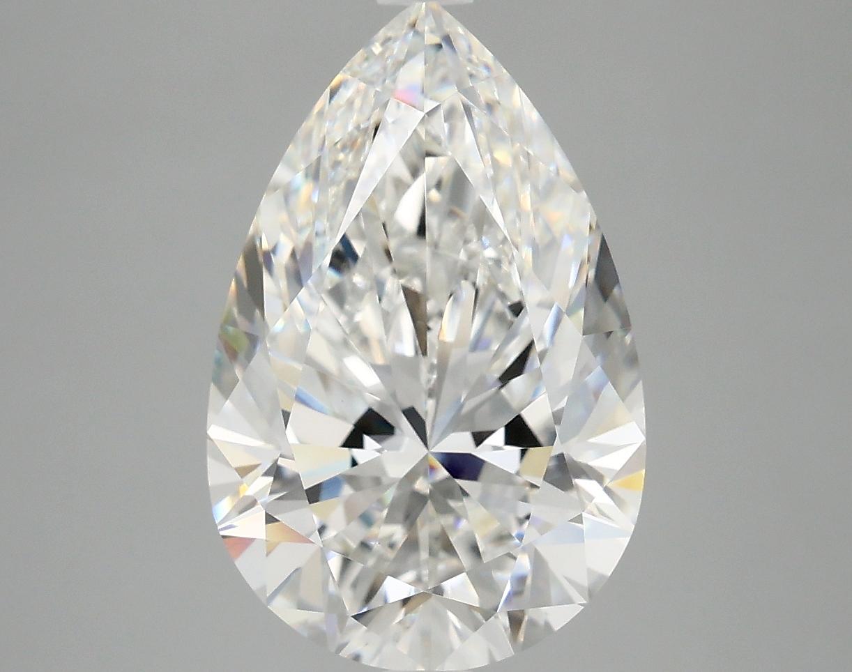 5.05 Carat Pear Shaped Excellent Cut VVS2 IGI Certified Lab Grown Diamond