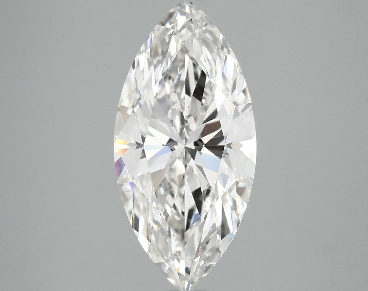 2.52 Carat Marquise Shaped Excellent Cut VS1 IGI Certified Lab Grown Diamond