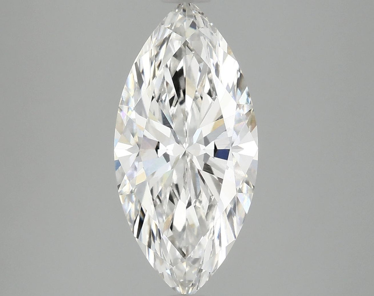 3.02 Carat Marquise Shaped Excellent Cut VVS2 IGI Certified Lab Grown Diamond
