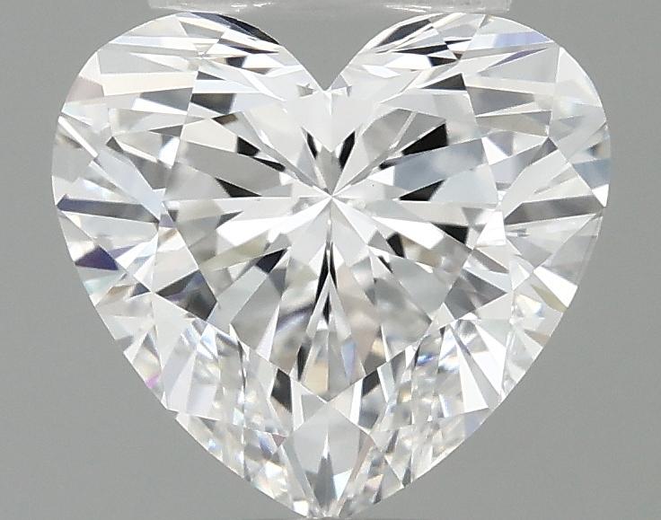 1.08 Carat Heart Shaped Ideal Cut VVS2 IGI Certified Lab Grown Diamond