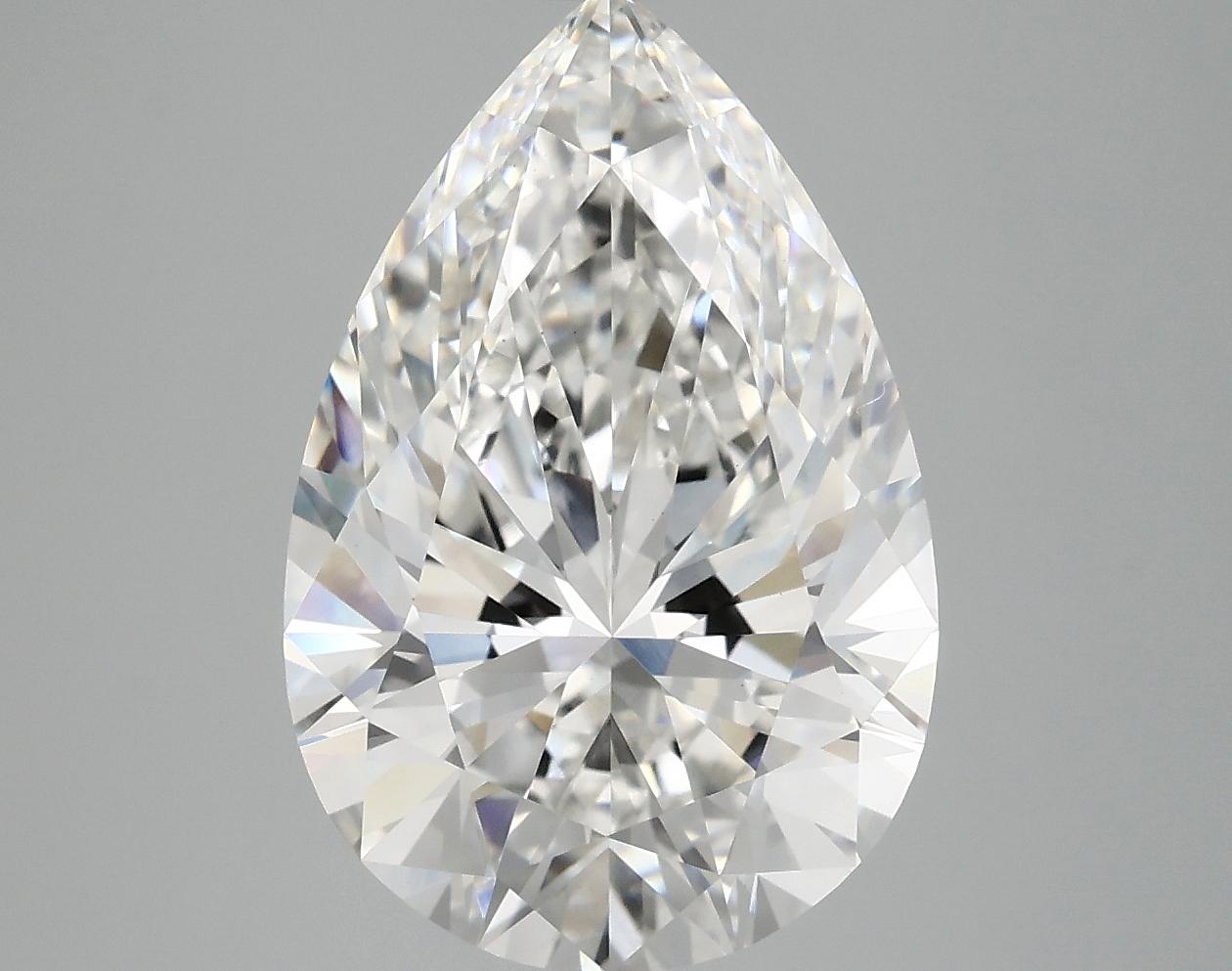 5.06 Carat Pear Shaped Excellent Cut VVS2 IGI Certified Lab Grown Diamond