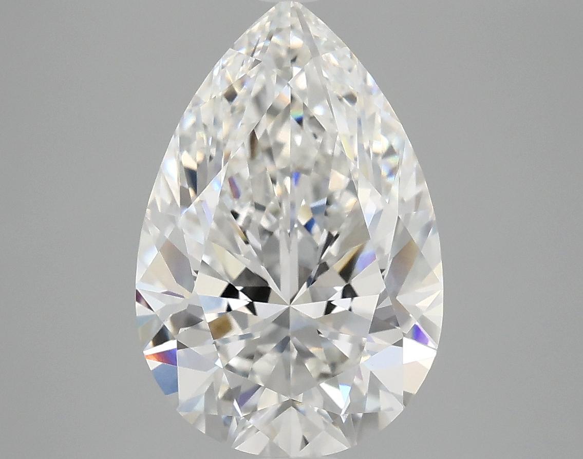 4.02 Carat Pear Shaped Excellent Cut VVS2 IGI Certified Lab Grown Diamond