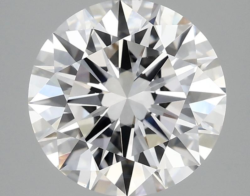 3.07 Carat Round Shaped Ideal Cut VVS2 IGI Certified Lab Grown Diamond
