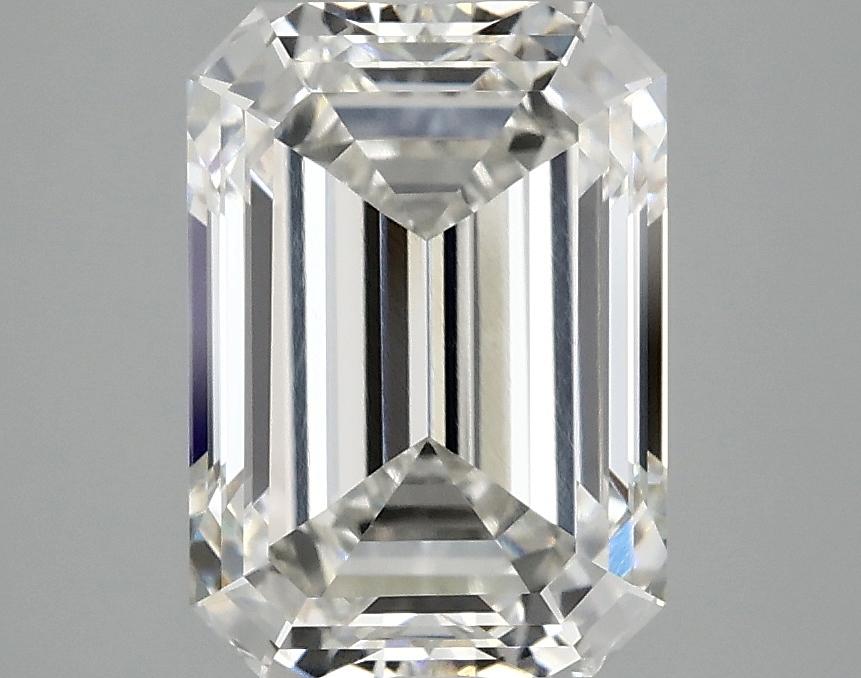 3.08 Carat Emerald Shaped Ideal Cut VVS2 IGI Certified Lab Grown Diamond