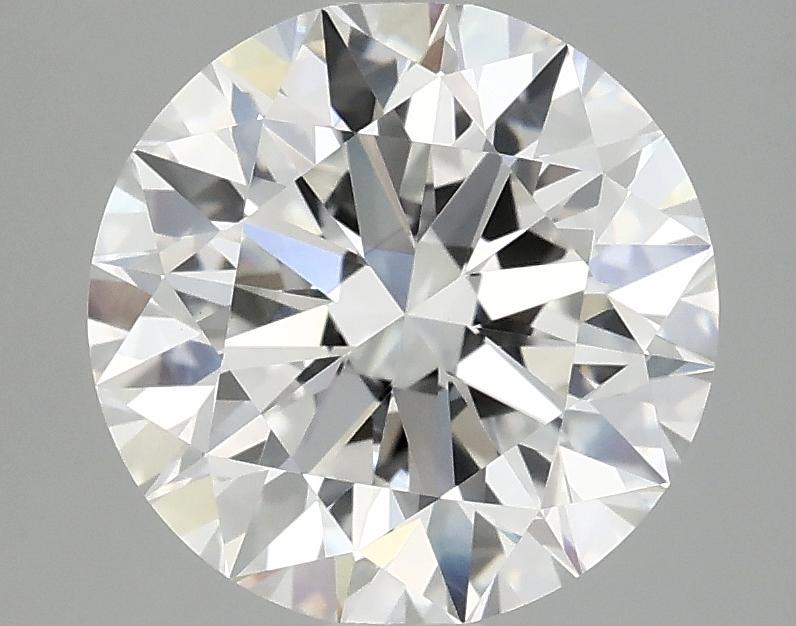 3.09 Carat Round Shaped Excellent Cut VVS2 IGI Certified Lab Grown Diamond
