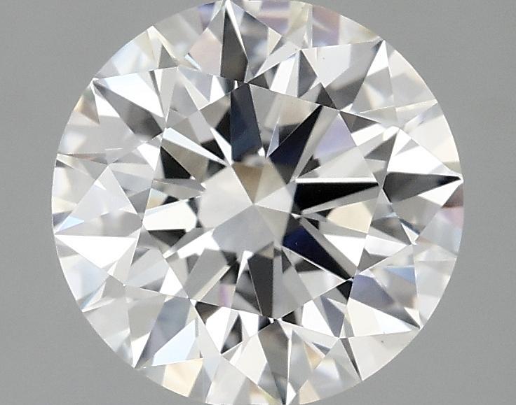 2.07 Carat Round Shaped Ideal Cut VVS2 IGI Certified Lab Grown Diamond