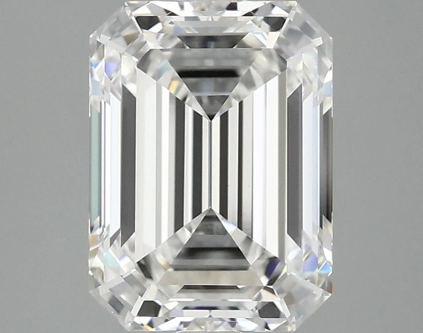 3.07 Carat Emerald Shaped Excellent Cut VVS2 IGI Certified Lab Grown Diamond