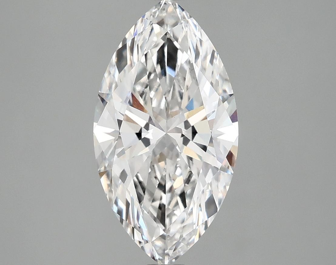 2.5 Carat Marquise Shaped Excellent Cut VVS2 IGI Certified Lab Grown Diamond