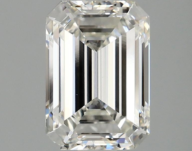 2.1 Carat Emerald Shaped Ideal Cut VVS2 IGI Certified Lab Grown Diamond