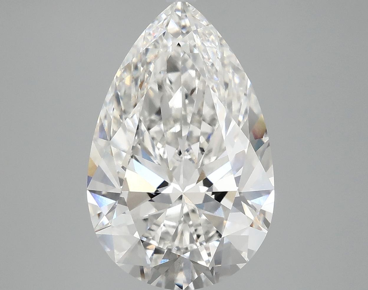 4.88 Carat Pear Shaped Ideal Cut VVS2 IGI Certified Lab Grown Diamond