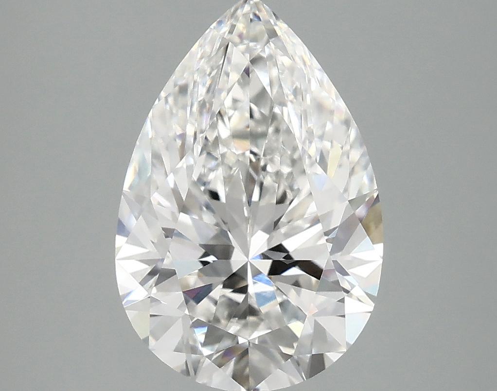 3.07 Carat Pear Shaped Excellent Cut VVS2 IGI Certified Lab Grown Diamond