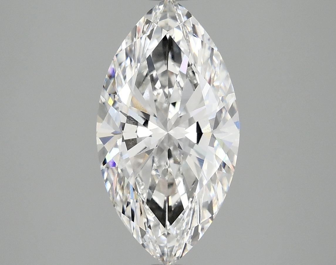 2.54 Carat Marquise Shaped Excellent Cut VVS2 IGI Certified Lab Grown Diamond