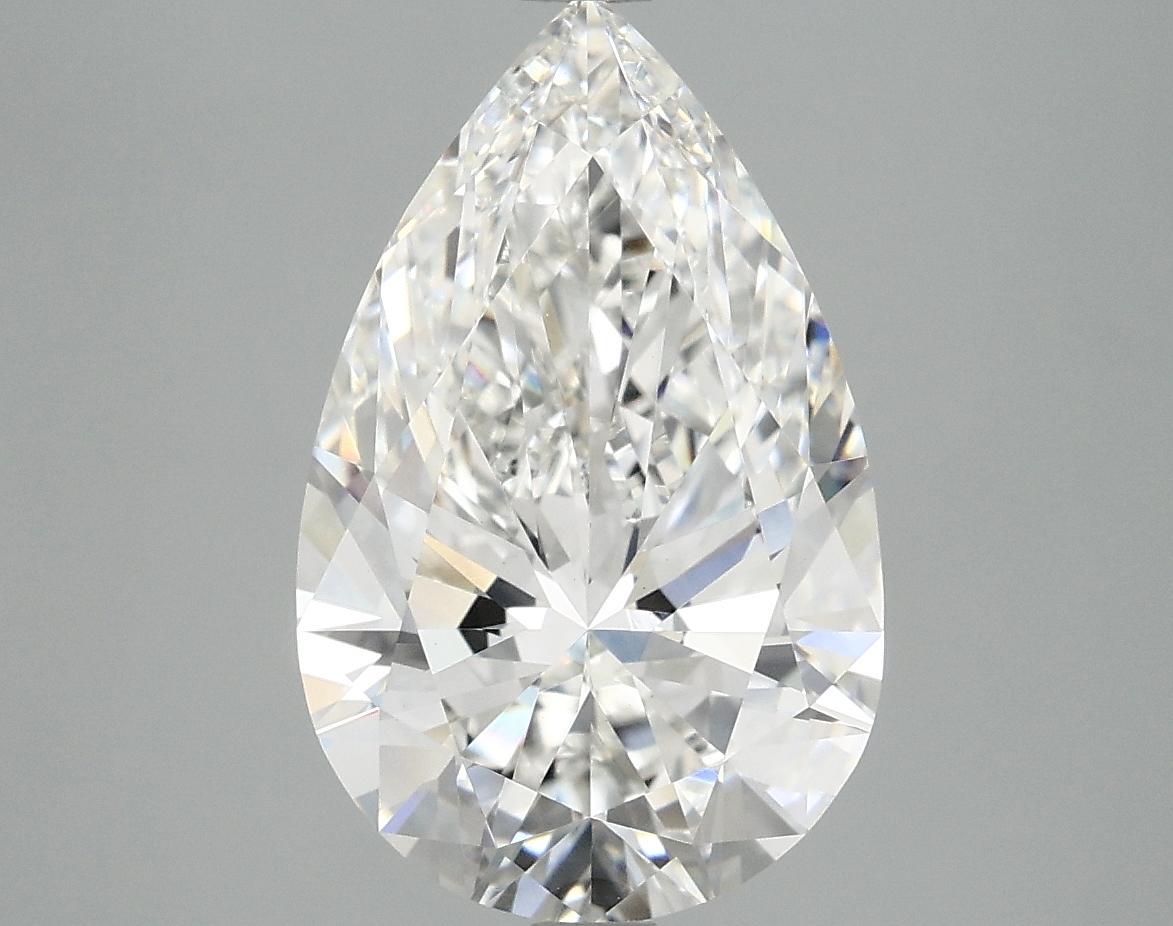 3.9 Carat Pear Shaped Ideal Cut VVS2 IGI Certified Lab Grown Diamond