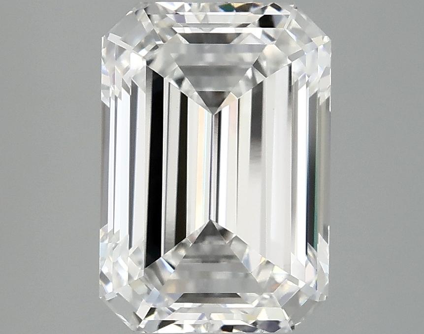 3.14 Carat Emerald Shaped Ideal Cut VVS2 IGI Certified Lab Grown Diamond