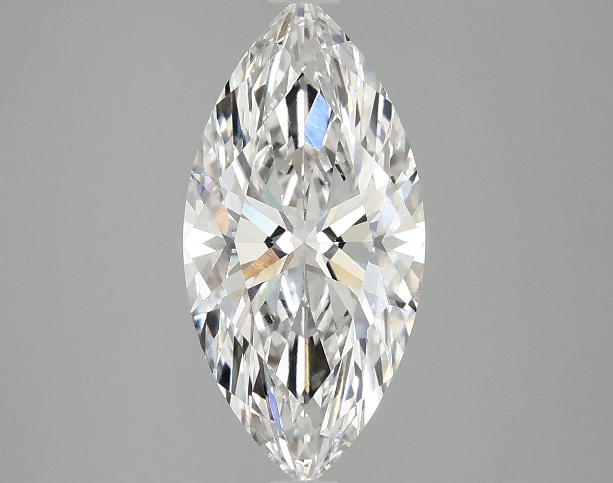 2.56 Carat Marquise Shaped Ideal Cut VVS2 IGI Certified Lab Grown Diamond