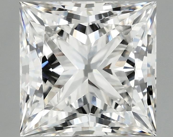 3.27 Carat Princess Shaped Ideal Cut VVS2 IGI Certified Lab Grown Diamond