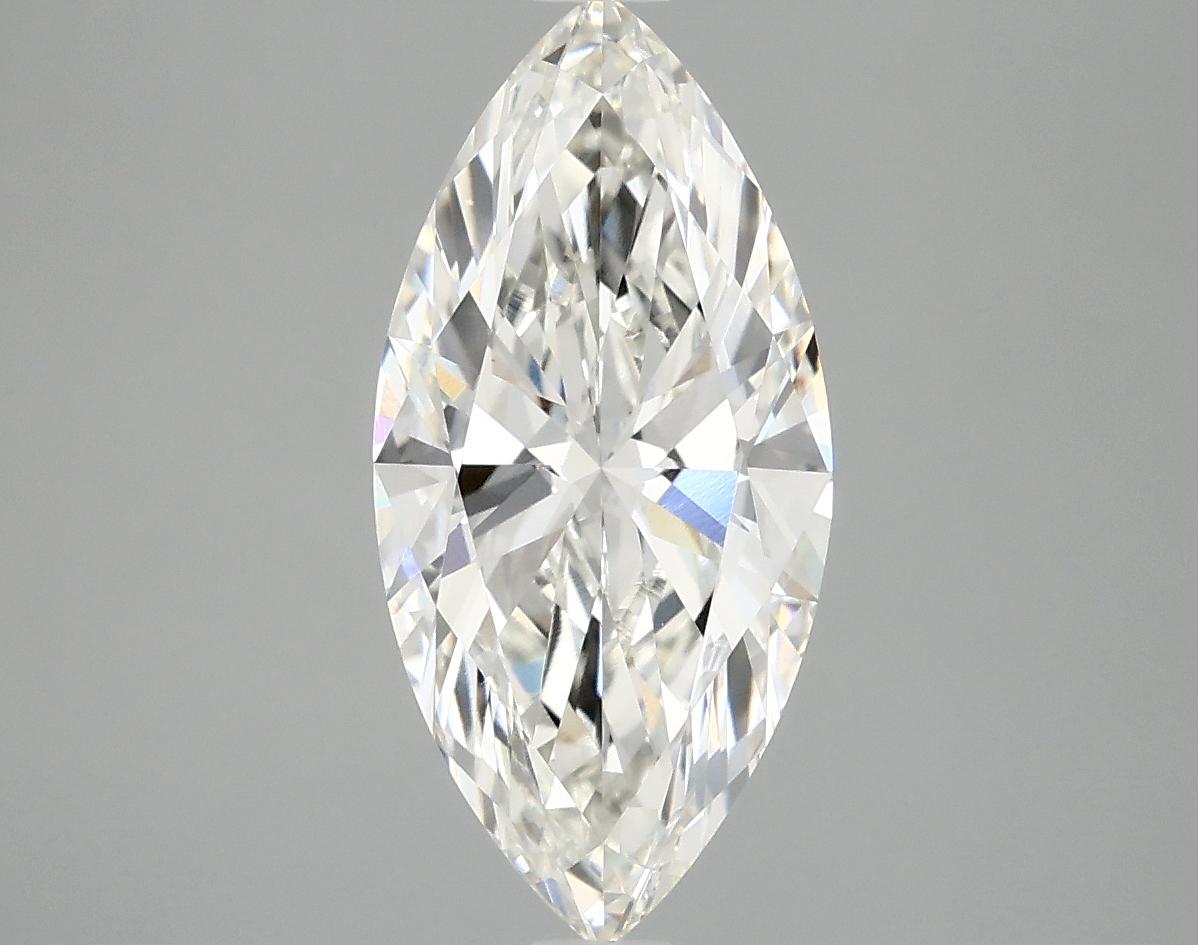 2.5 Carat Marquise Shaped Excellent Cut VVS2 IGI Certified Lab Grown Diamond