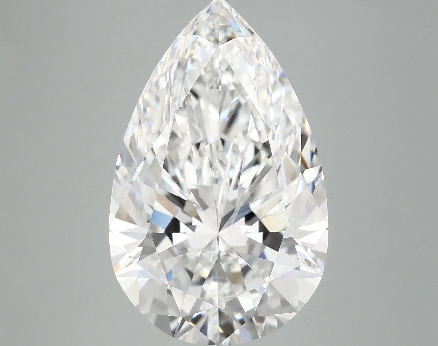 7.65 Carat Pear Shaped Ideal Cut VS1 IGI Certified Lab Grown Diamond