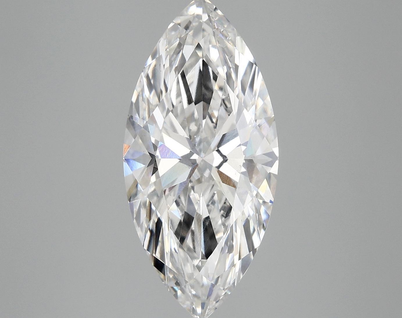 3.77 Carat Marquise Shaped Excellent Cut VS1 IGI Certified Lab Grown Diamond