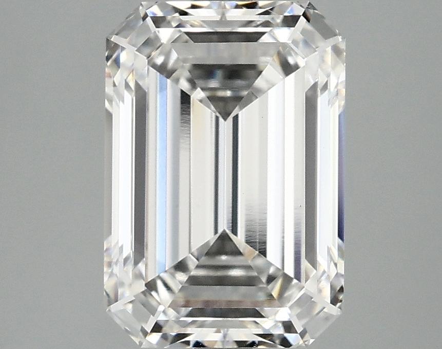 3.11 Carat Emerald Shaped Ideal Cut VVS2 IGI Certified Lab Grown Diamond