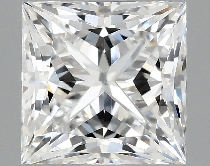 2.07 Carat Princess Shaped Ideal Cut VVS2 IGI Certified Lab Grown Diamond