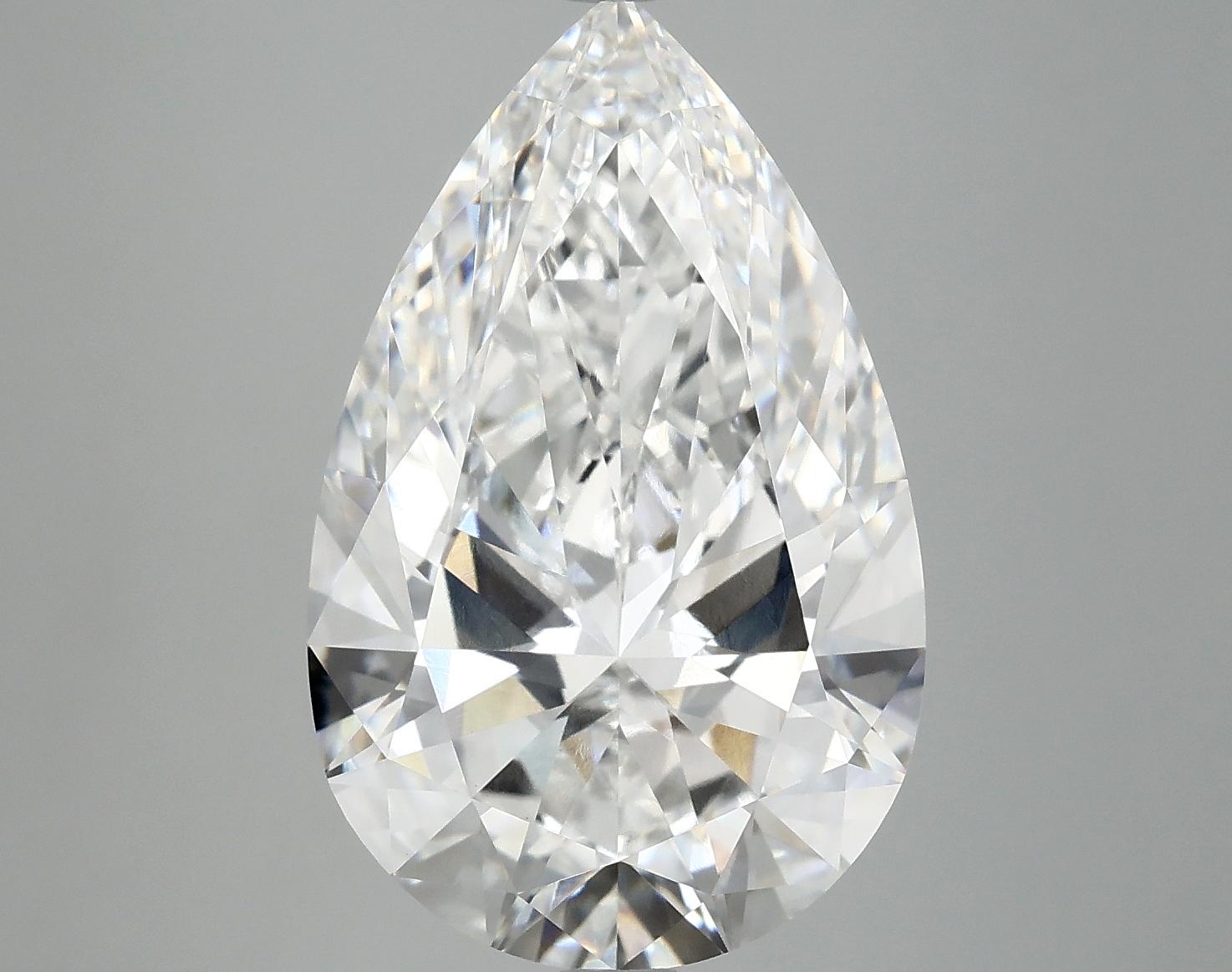 7.04 Carat Pear Shaped Ideal Cut VVS2 IGI Certified Lab Grown Diamond