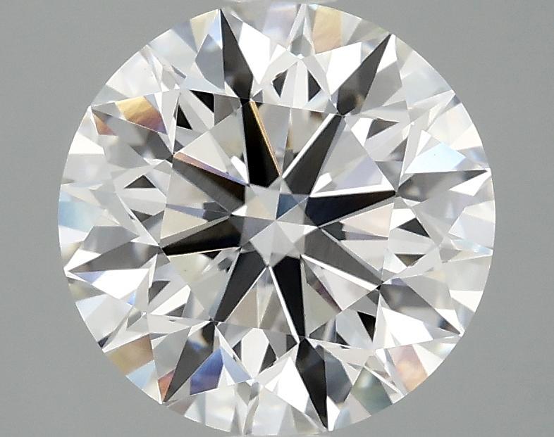 3.07 Carat Round Shaped Excellent Cut VVS2 IGI Certified Lab Grown Diamond