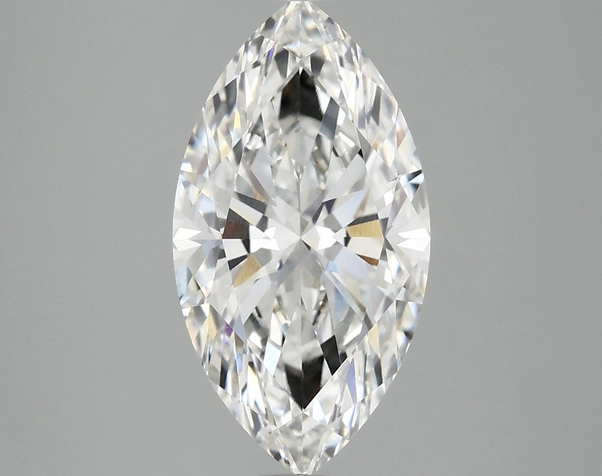 3.04 Carat Marquise Shaped Excellent Cut VVS2 IGI Certified Lab Grown Diamond