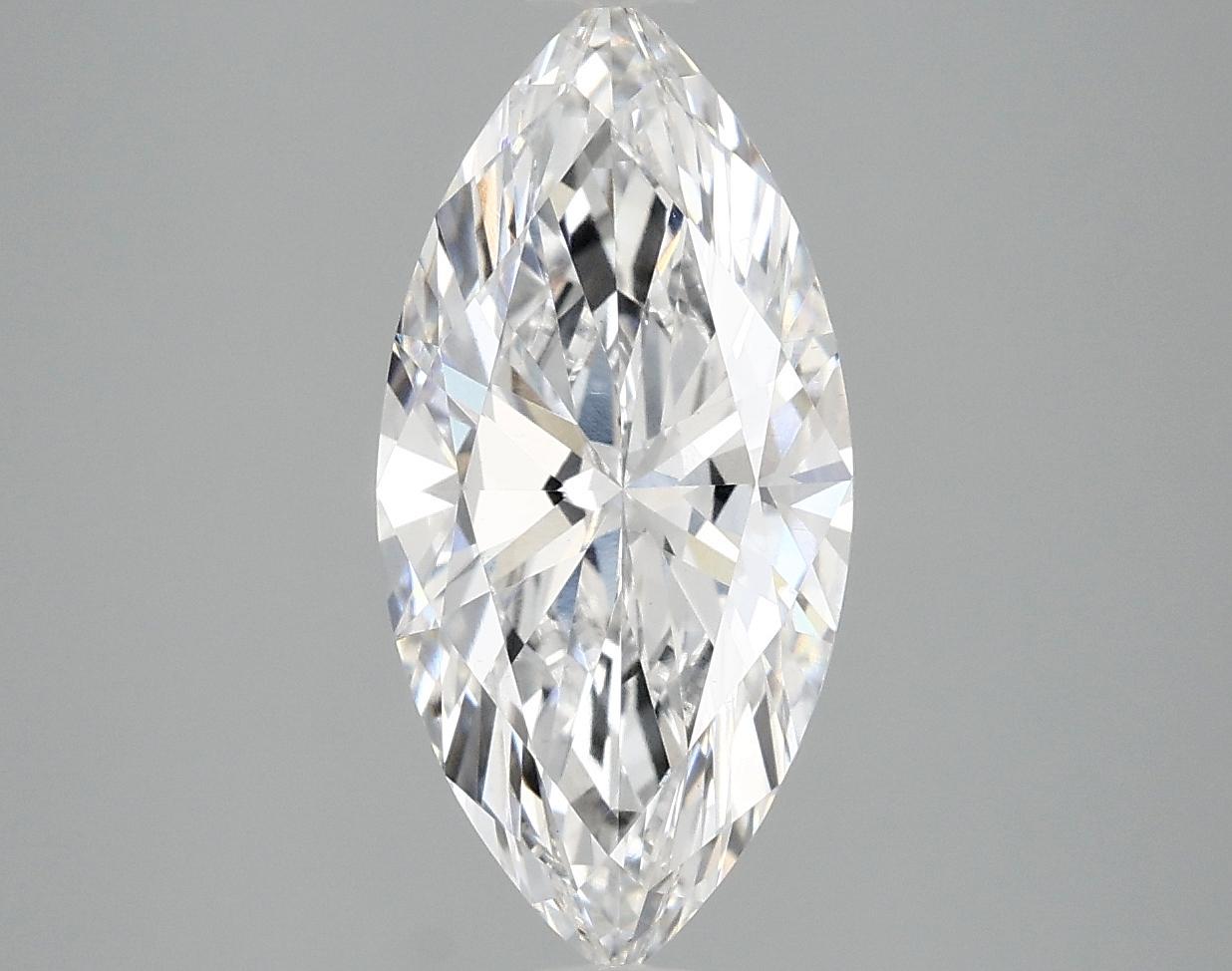 2.57 Carat Marquise Shaped Excellent Cut VS1 IGI Certified Lab Grown Diamond